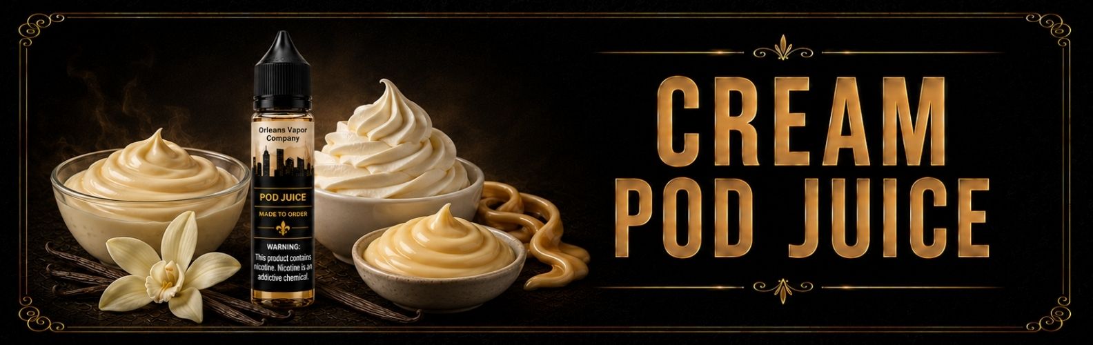 Cream Pod Juice from Orleans Vapor Company